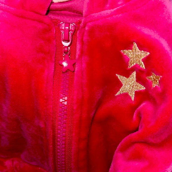 C&C California Kids Pink and Gold Velour Tracksuit - 2T - Picture 6 of 7